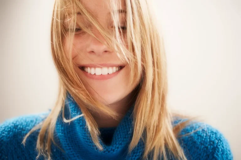 A Young Woman Happy State Image